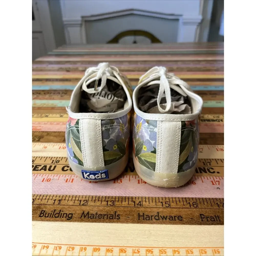 Keds x Rifle Paper Co Sz 10 Champion Marguerite Floral Pink WF66075 Classic Read